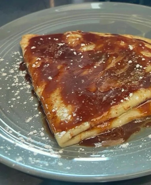 crêpes vs galettes — Vogue Cafe, Steveston Village Richmond