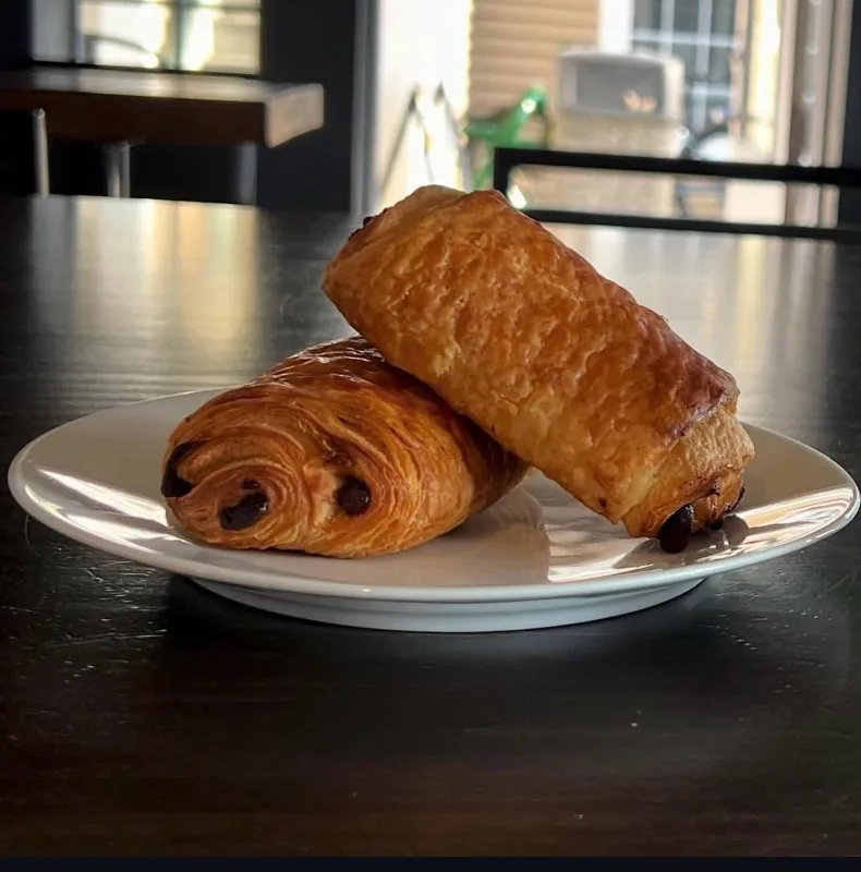 pain au chocolat Richmond — Vogue Cafe, Steveston Village Richmond