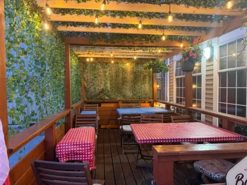 patio Steveston — Vogue Cafe, Steveston Village Richmond